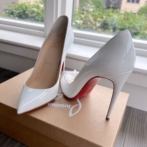 White Pigalle Follie Christian Louboutin heels